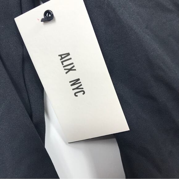 ALIX NYC Jules Boat Neck Long Sleeve Bodysuit Black Large - Picture 10 of 12